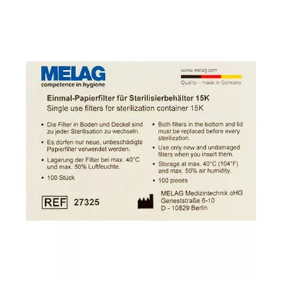 Papierfilter Sterilisationsbehälter